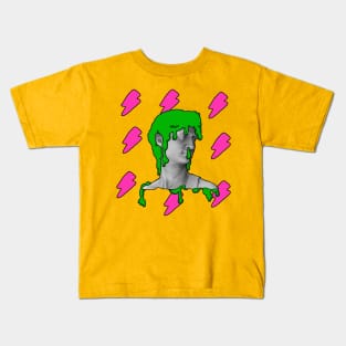 Statue Of David-Goopy Radioactive Nuclear Waste Tribute/Parody Design Kids T-Shirt